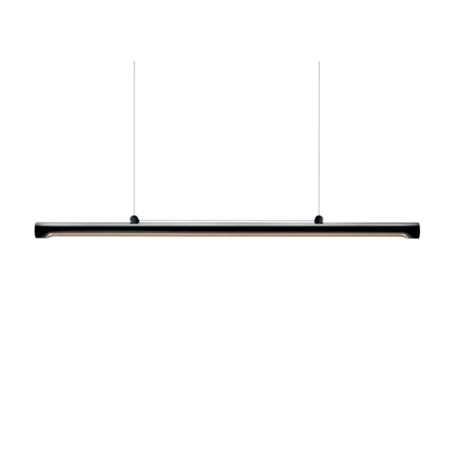 TUBBY TUBE linear pendant - 130 cm - Black