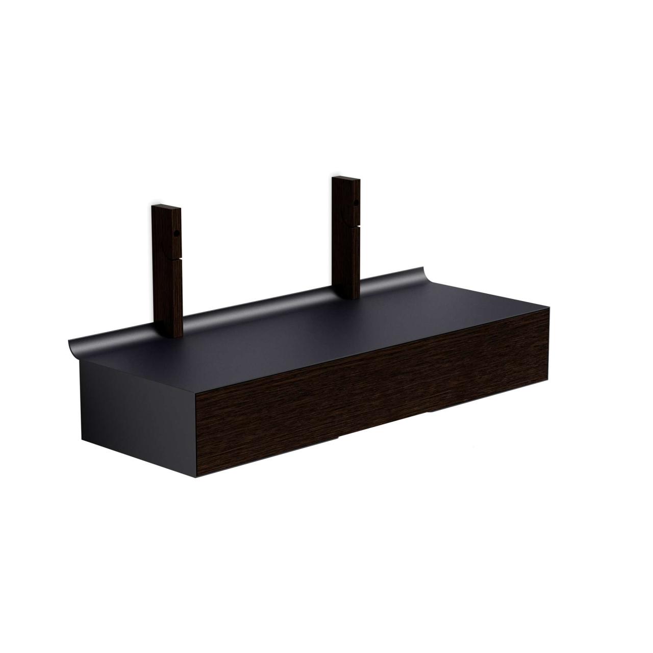 Smile Skuffe - 80 cm - Smoked Oak/Black