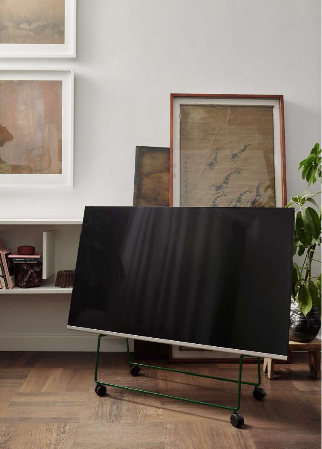 Carry TV stander med hjul Cedar green