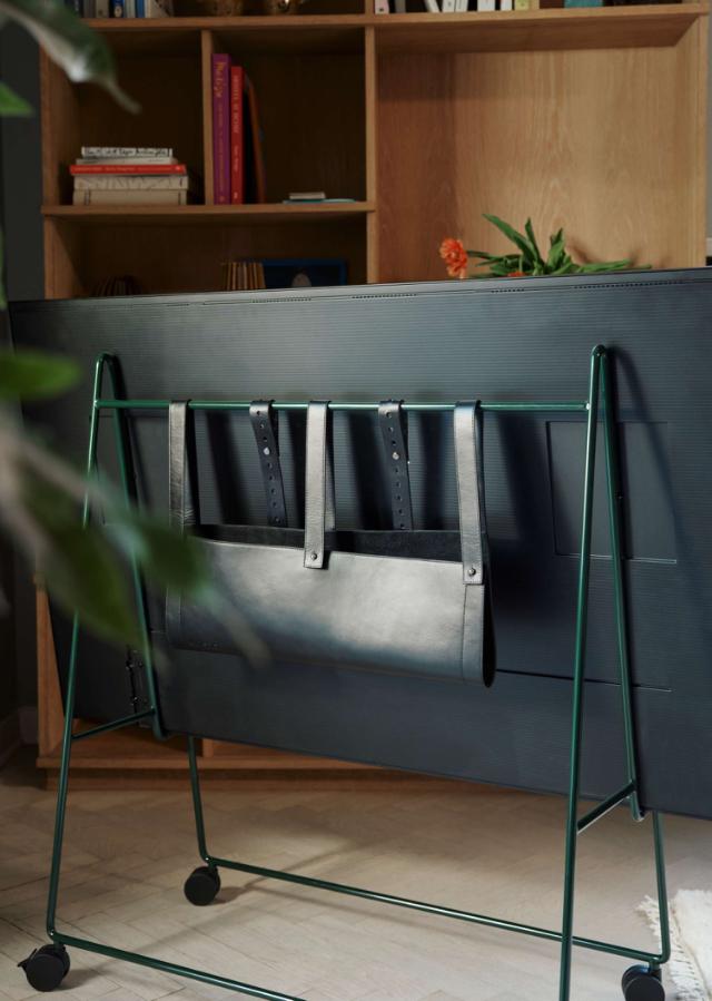 Carry TV stander med hjul Cedar green