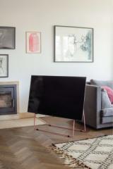 Carry TV stander Cedar green