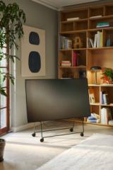 Carry TV stander med hjul Black