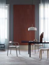 PODGY pendant - Ash Grey med Turmeric Yellow dæmper