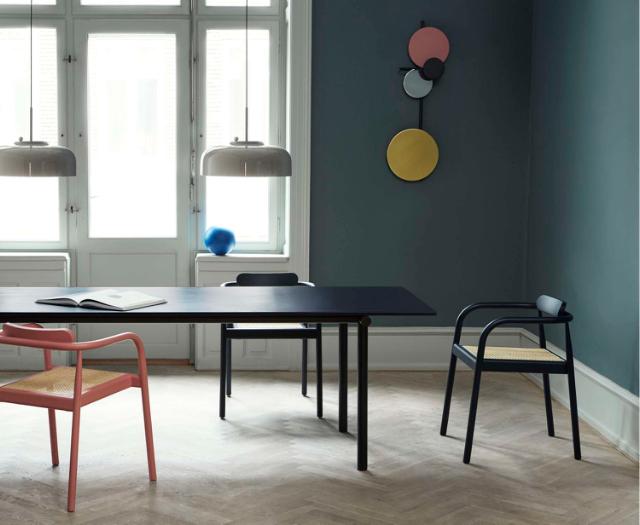 PODGY pendant - Ash Grey med Turmeric Yellow dæmper