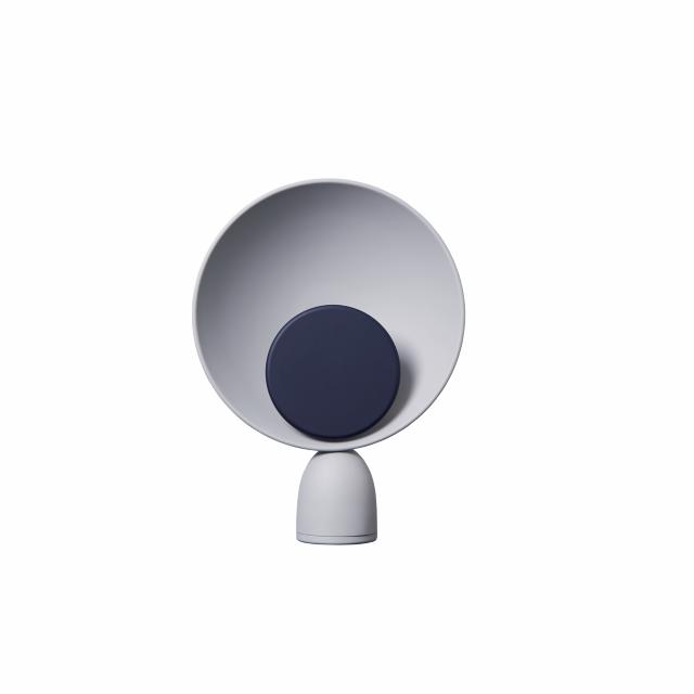 BLOOPER table lamp Ash Grey med Navy Blue disc