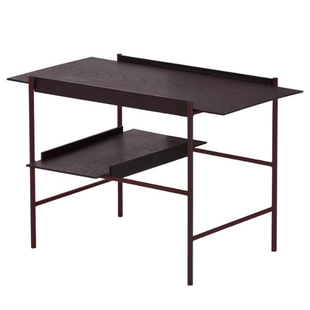 KANSO tray table - Black ask - Fig Purple stel