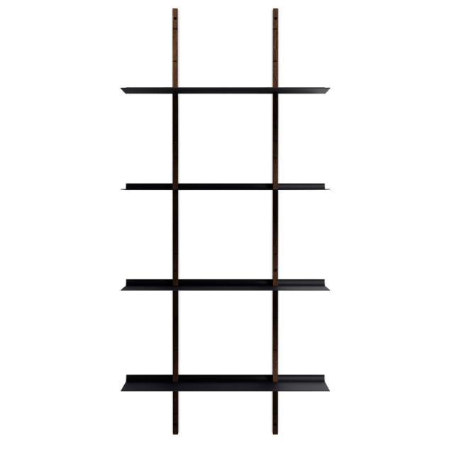 Smile reolsæt - 170 cm - Smoked Oak/Black
