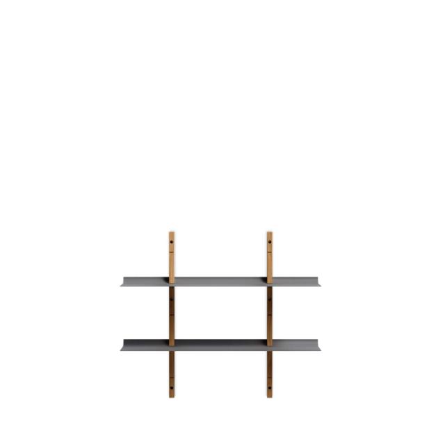 Smile reolsæt - 67,5 cm - Oak/Grey