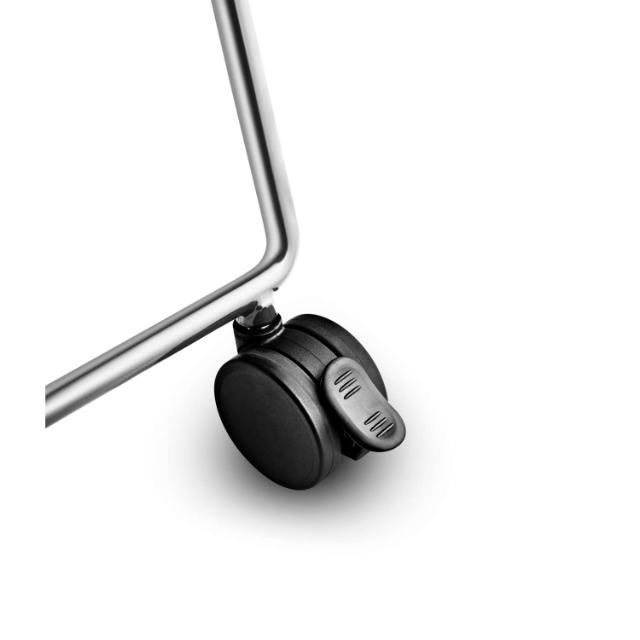 Carry TV stander med hjul Stål