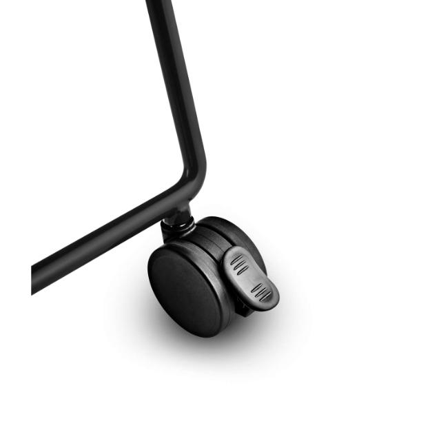 Carry TV stander med hjul Black